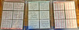 Dots Rubber Stamp Set Lot S321 S149 S148 Total Stamps 18 Comforting Frie... - $17.81