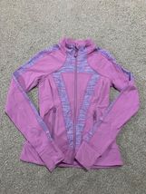 Invivva Zip Purple  Figure Skating  Long Sleeve Finger-Cut Jacket - €13,59 EUR