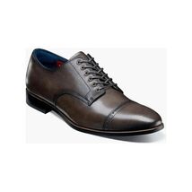 Stacy Adams William Cap Toe Oxford Leather Shoes Gray 25719-020 image 2