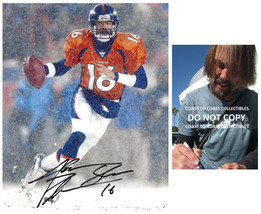 Jake Plummer signed Denver Broncos football 8x10 photo Proof COA autogra... - £77.84 GBP