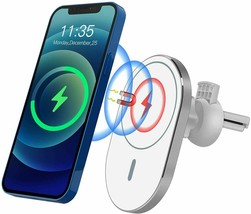 Car Wireless Charger 15W Fast Charging  iPhone Pro Max/12 Pro/12/Mini Mount - £15.01 GBP