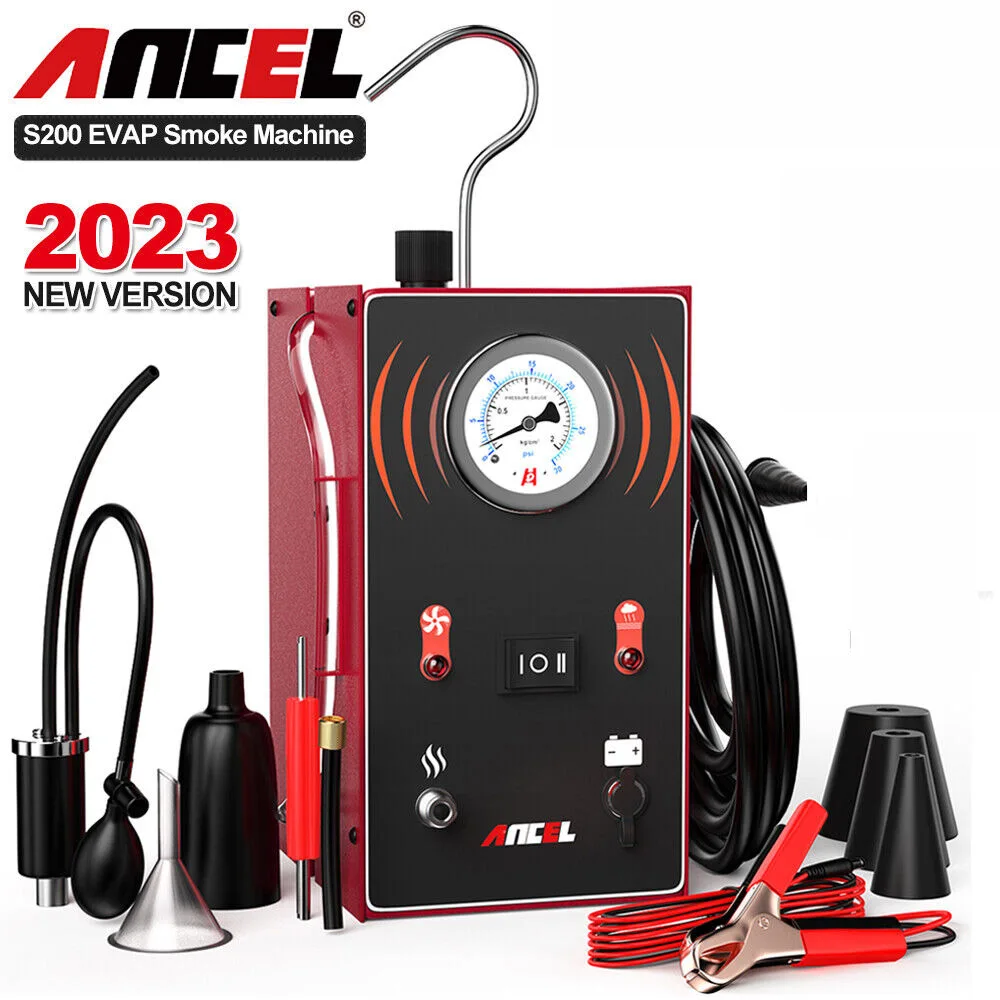 ANCEL S200 EVAP Smoke Leak for Car Motorcycle Smoke hine Diagnostic Tool... - £296.57 GBP