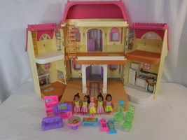 Fisher-Price Large Loving Family Doll House #4649 with Dolls and Furniture Sofa - £26.13 GBP