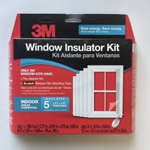 3M Window Indoor Insulator Kit Covers Five Windows 3 ft x 5 ft 1 Pack - £12.87 GBP