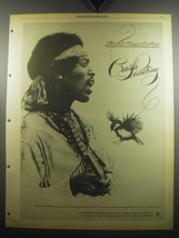 1975 Jimi Hendrix Crash Landing Album Advertisement - £14.44 GBP