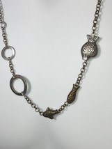 Vintage Women&#39;s Fish Necklace Signed - Perch - £9.59 GBP