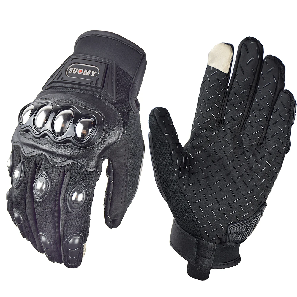 SUOMY Summer  Motorcycle Glove Touch Screen Wearable Shockproof Moto Biker Glove - £152.80 GBP
