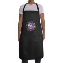 Men&#39;s Apron - BBQ Grill Kitchen Chef Apron for Men - LGBTQ Rainbow Flag Wor - £12.35 GBP