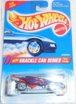 1995 Hot Wheels Krackle Car Series Turboa Collector #281 New Car on Sealed Card - £2.38 GBP
