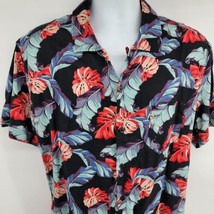 J Crew Floral Hawaiian Linen Blend Shirt Mens Size XL - £21.78 GBP