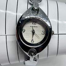 NARMI Silver Tone WR St. Steel Vintage Bangle Women’s Watch Working New Battery - $25.22