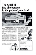 Rollei 16 Honeywell Little Fotocamera Rivista Ad Stampa Design Pubblicità - $28.34