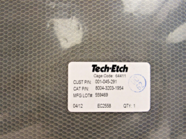 TECH-ETCH 8004-3203-1954 MFG LOT #559469 MICROETCH SCREENS F-1 - $49.49