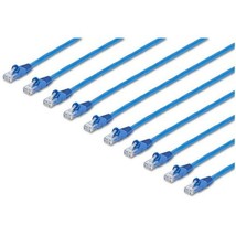StarTech 3ft RJ-45 M/M Cat 6 Snagless UTP Network Patch Cable 10 Pack Blue - £61.45 GBP