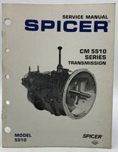 Spicer Transmission Service Manual CM5510 Series 5510 Shop Repair Book 1... - $13.25