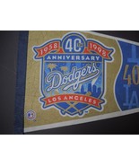 LOS ANGELES DODGERS PENNANT Rare 1998 40 Years In LA VINTAGE MLB FREE SH... - $59.61 CAD