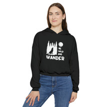 Women&#39;s Boxy Oversized Cinched Bottom Hoodie in Black - £50.22 GBP