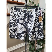 3RD &amp; Army Men&#39;s Black Floral Polyester Pull On Pockets Swimwear Shorts ... - $58.41