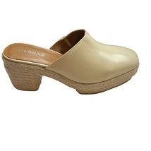 Alohas Cream Piko Leather Espadrilles Size 39 New - $114.99