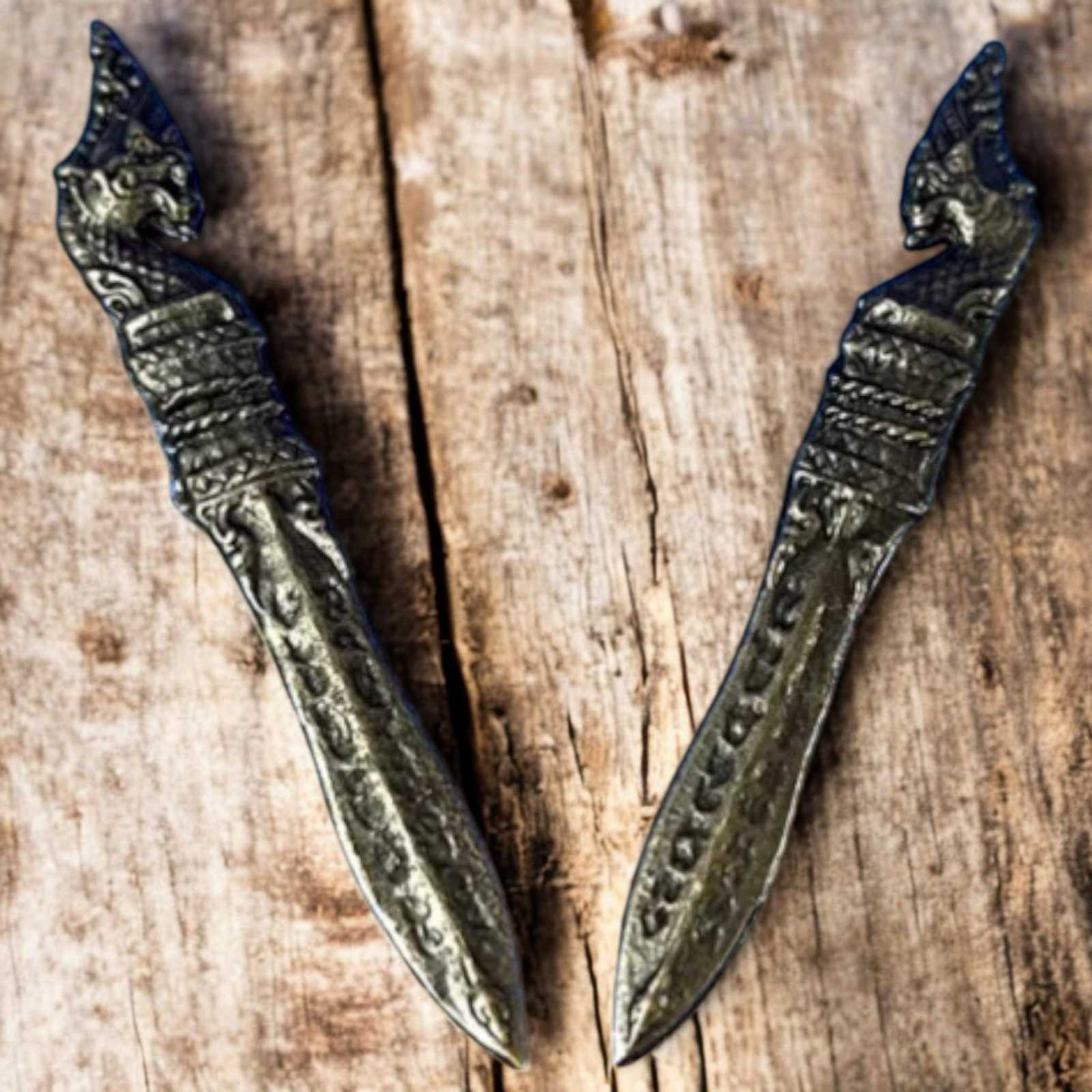 Naga MeedMor Ceremonial Knife crafted with precision from lead, embodies... - $13.50