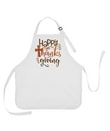 Happy Thanksgiving Apron, Thanksgiving Apron, Thanksgiving Gift - £14.33 GBP