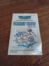 1982 Donkey Kong Colecovision Original Instructions Booklet By Nintendo - £14.56 GBP