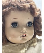 Vintage Horsman Girl Doll Open Mouth With Teeth 23 In Sleepy Eyes - £36.03 GBP