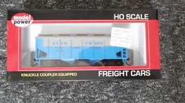 Model Power Freight Car Jack Frost Sugar 2 Bay Covered Hopper HO Scale 9... - $284.80 MXN