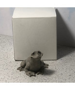 QUARRY CRITTERS FROG TOAD FIGURINE GRAY BLACK SECOND NATURE DESIGN 2ND B... - $17.77