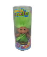 Good Luck Trolls by Dam, 2005 GREEN Hair &amp; Outfit Brand New VERY RARE - £37.81 GBP
