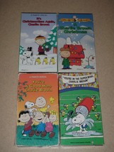 4 VHS Peanuts Classics Charlie Brown Christmas ( Again ) Good Man Super ... - £13.77 GBP