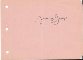 George Jessel Signed Vintage Album Page comedian - $39.59