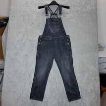 Gap Womens Black Denim Pockets Overalls Size XS Petite Cotton - $38.53