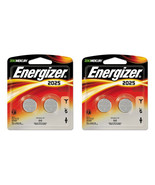 NEW 4 pcs Energizer CR 2025 Lithium Coin Cell 3V Batteries ECR2025 2025BP-2 - £2.82 GBP