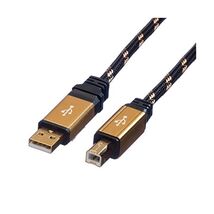 ROLINE 11888802 ROLINE GOLD Type A-B USB 2.0 Cable  - $25.00