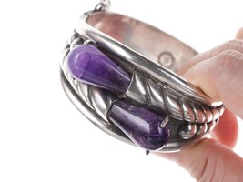 c1940&#39;s William Spratling(1900-1967) Taxco Sterling and amethyst bangle - £1,938.83 GBP