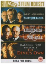 Meet Joe Black/Legends Of The Fall/The Devil&#39;s Own DVD (2007) Brad Pitt, Brest P - £14.94 GBP