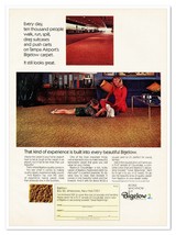 Bigelow Carpets Tampa Airport Retro Decor Vintage 1972 Full-Page Magazin... - £7.72 GBP