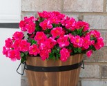 3 Bundles Of Artificial Faux Outdoor Flowers Plants For Spring And, Or B... - £25.03 GBP