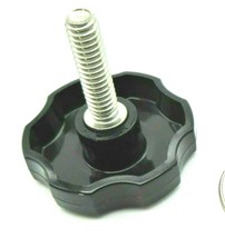 1/4&quot;-20 (TPI) Thumb Screws w Large Fluted Knob  SS  Black  Various Package Sizes - £10.10 GBP+