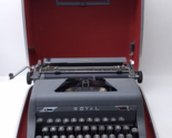 Royal Citadel Manual Grey Typewriter 1957 Portable w/ Case - £86.54 GBP