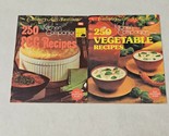 250 Egg Recipes and 250 Vegetable Recipes Culinary Arts Institute Lot 2 ... - $9.98