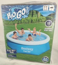 Bestway H2O Go! Swimming Pool Fast Set Up 8ft x 26 in Round Family Summer Pool - £21.49 GBP