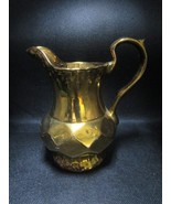 Wade of England Copper Lustre ware Small Pitcher, Rose Gold, Diamond Pat... - $34.65