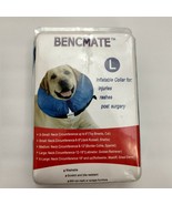 Inflatable Dog Collar Large Blue Bencmate washable - £11.08 GBP