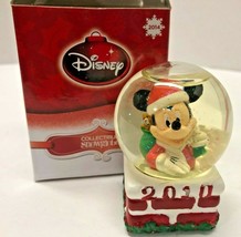 JC PENNEY 2010 Mini Disney Mickey Mouse Snow Globe Snowglobe - £15.82 GBP