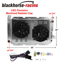 3Row Racing Radiator Shroud Fan Relay For 1983-97 Ford F150/250/350 Bronco 7.5L - £174.68 GBP