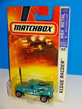 Matchbox 2007 MBX Metal #62 Ridge Raider Green w/ Racing Tampos - £2.33 GBP