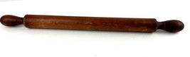 Vintage Rolling Pin Wood 4.75&quot; Around 19&quot; Long Used - Good Condition - £17.05 GBP