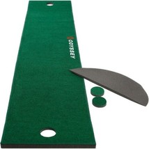 10&#39; Indoor Putting Green Golf Mat &amp; Golf Putting Training Aid - $7,269.36 MXN